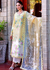 Crimson Bloom By Saira Shakira Embroidered Lawn 3 Piece Unstitched Suit CSS25BUL D-4A LOTUS REVERIE